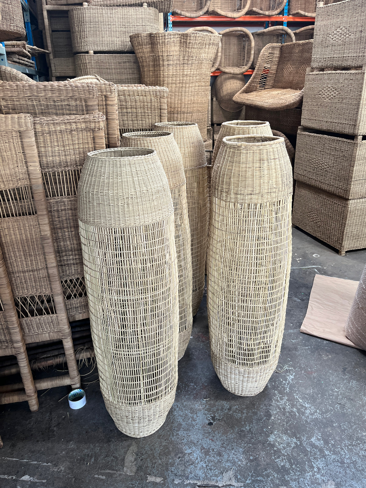 Cane Tube Pendants