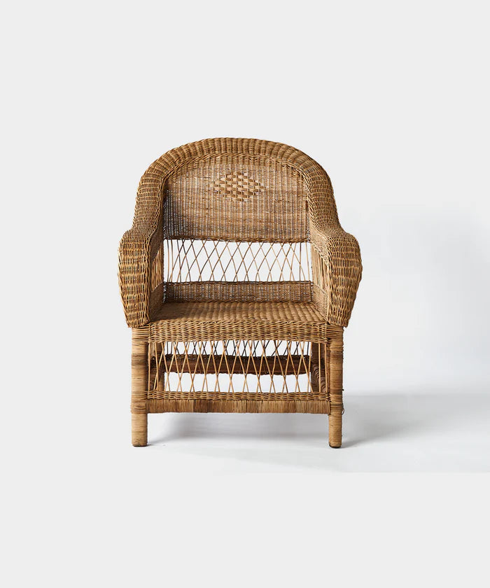 Classic One Seater Malawi Couch (Open weave)