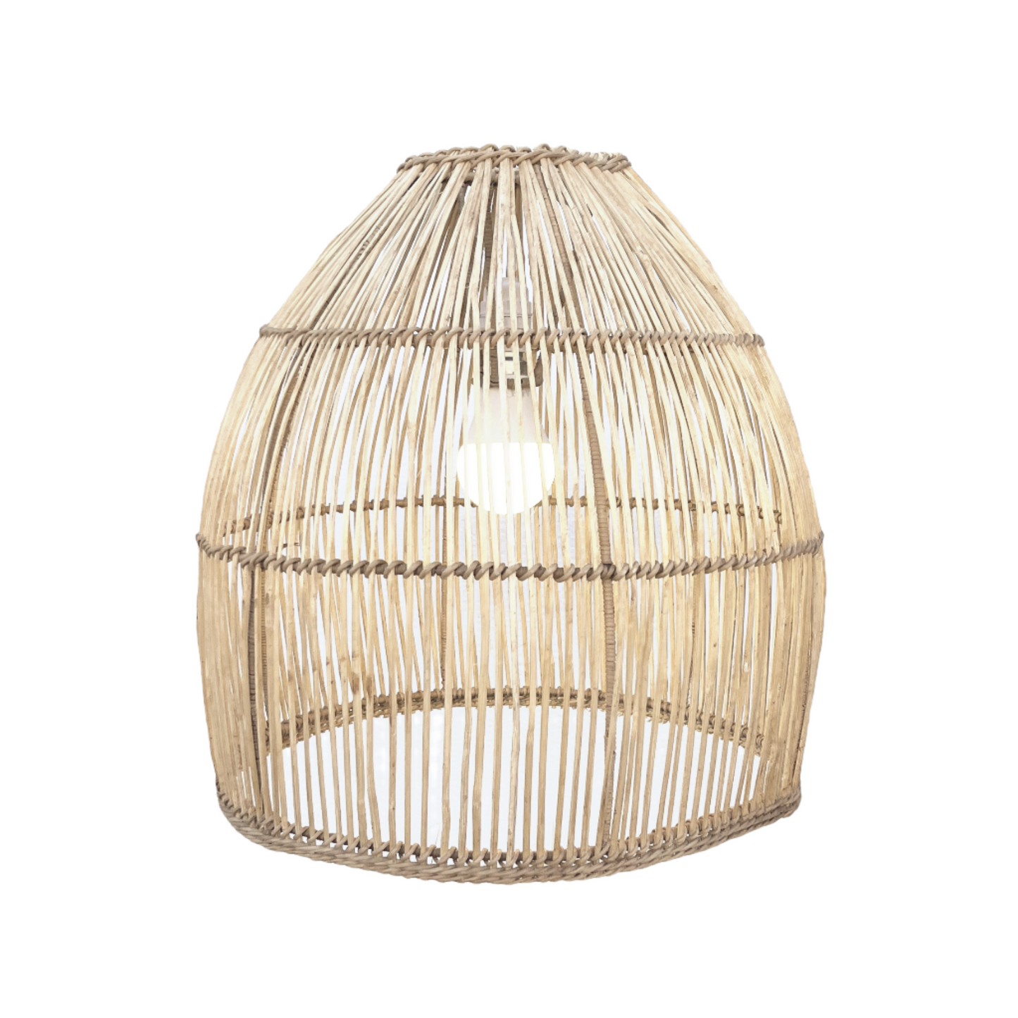 Malawi Rattan Cane, this 'Beehive' designer pendant lampshade