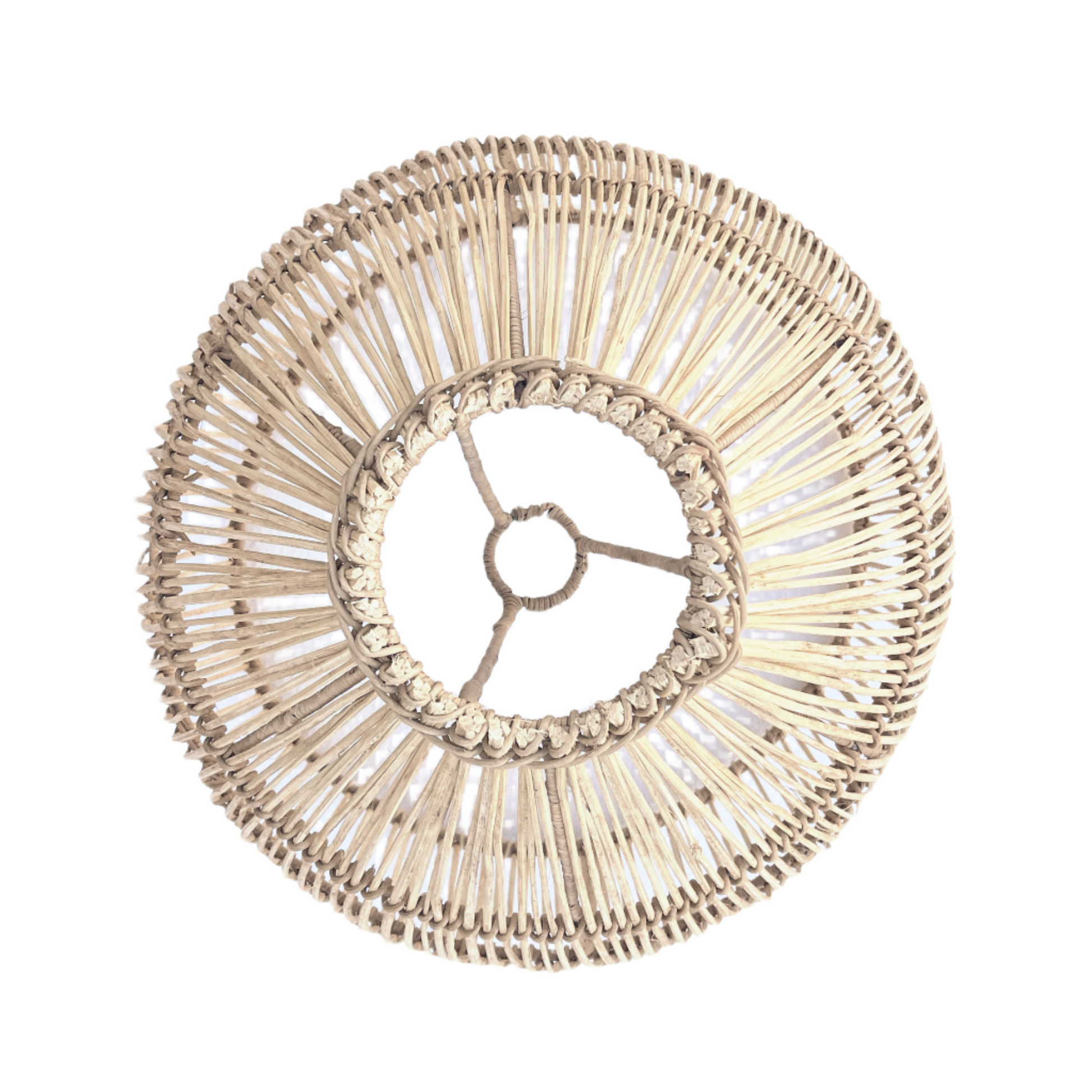 Malawi Rattan Cane, this 'Beehive' designer pendant lampshade