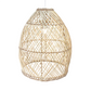 Malawi Beehive designer pendant lampshade has an x-weave design - Medium