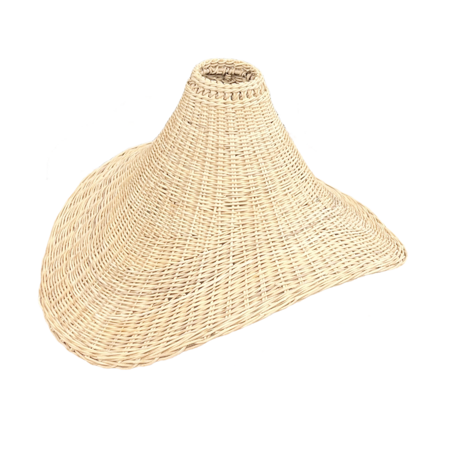 Transform your living space into a serene haven with our handcrafted Malawi Wave pendant lampshade. Made from Malawi cane by skilled artisans, its intricate weave patterns and organic shape create a captivating focal point. Experience the warm, dappled light and rich heritage of this unique piece, perfect for solo display or enchanting clusters.