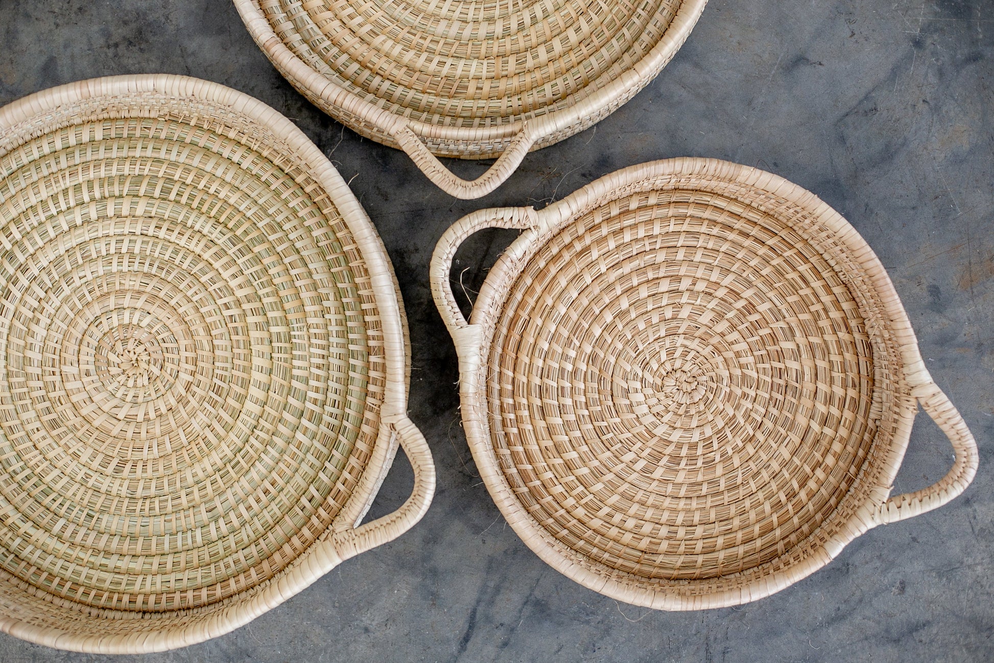 Karula Cane Trays with handles