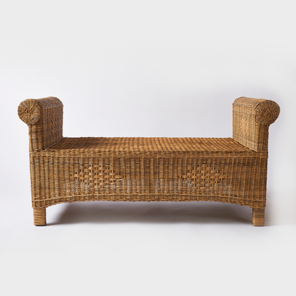 Classic Cane Ottoman