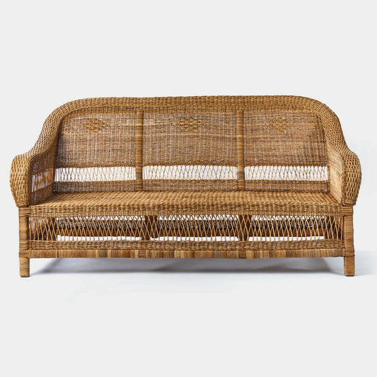 Classic Three Seater Malawi Couch (Open weave)