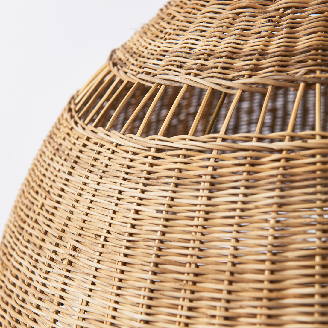 Traditional Cane Pendant Lampshade