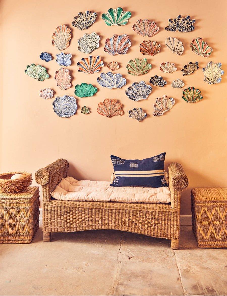 Classic Cane Ottoman