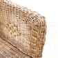 Classic Malawian cane bar stools with natural finishes. Handmade comfort. Authentic, natural tones bring a warm and inviting feel to any space. Close Up