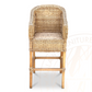 Classic Malawian cane bar stools with natural finishes. Authentic, natural tones bring a warm and inviting feel to any space.
