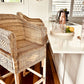 Classic Malawian Cane Bar Stool Chair In A Homely Space