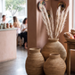 Collection of 3 Buhera Baskets in cafe.