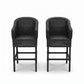 Malawi Furniture - 2 x Classic Bar Stool - Painted Black