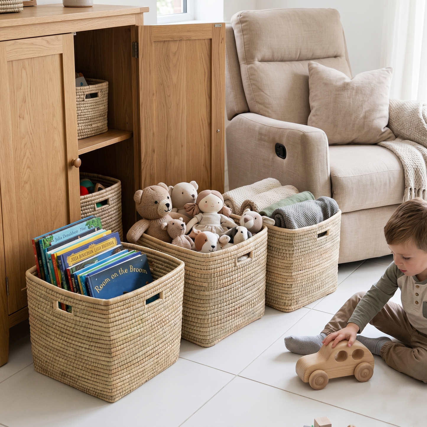 Square Woven Storage Basket