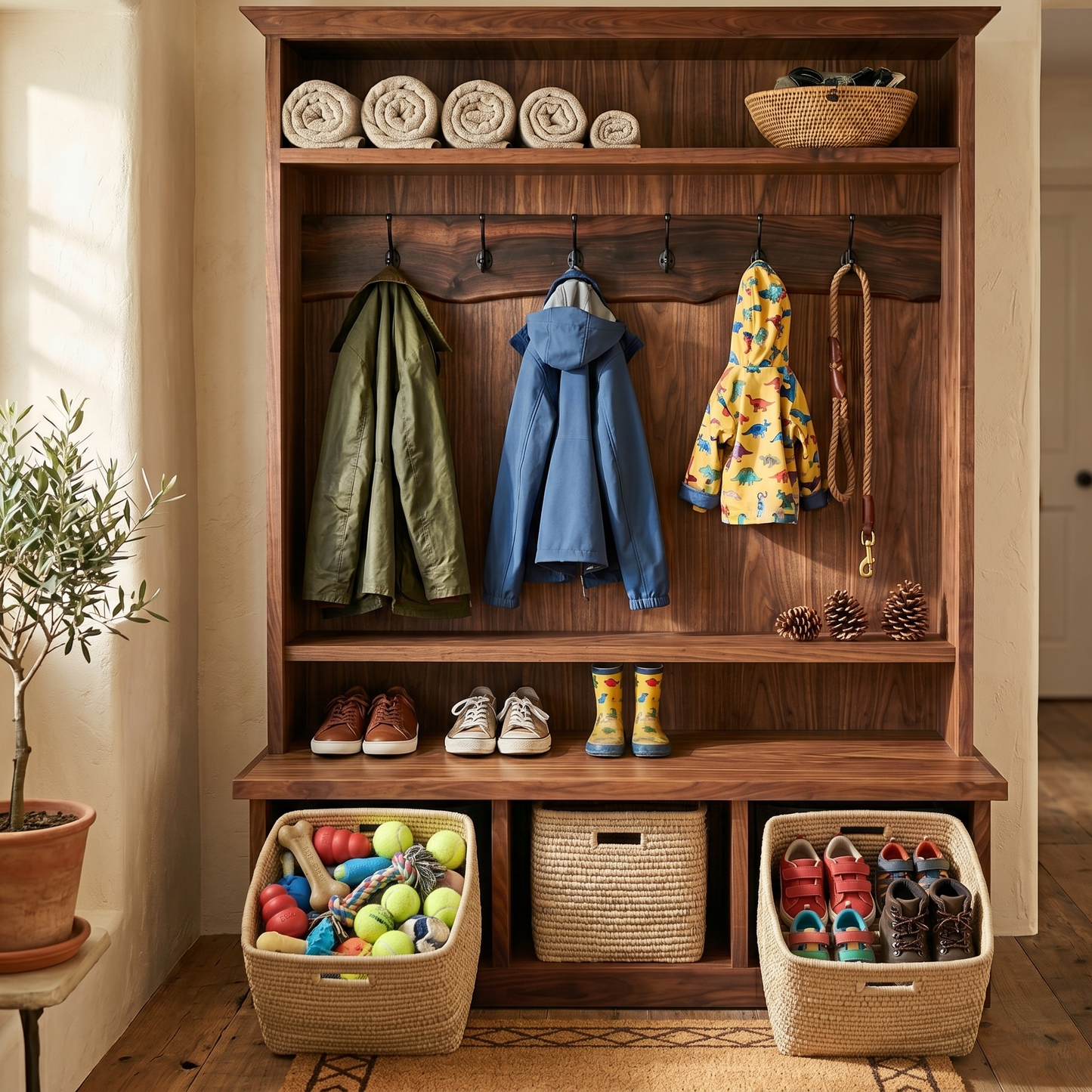 Square Woven Storage Basket