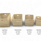 Square Woven Storage Basket malawi cane furniture decor blanket storage