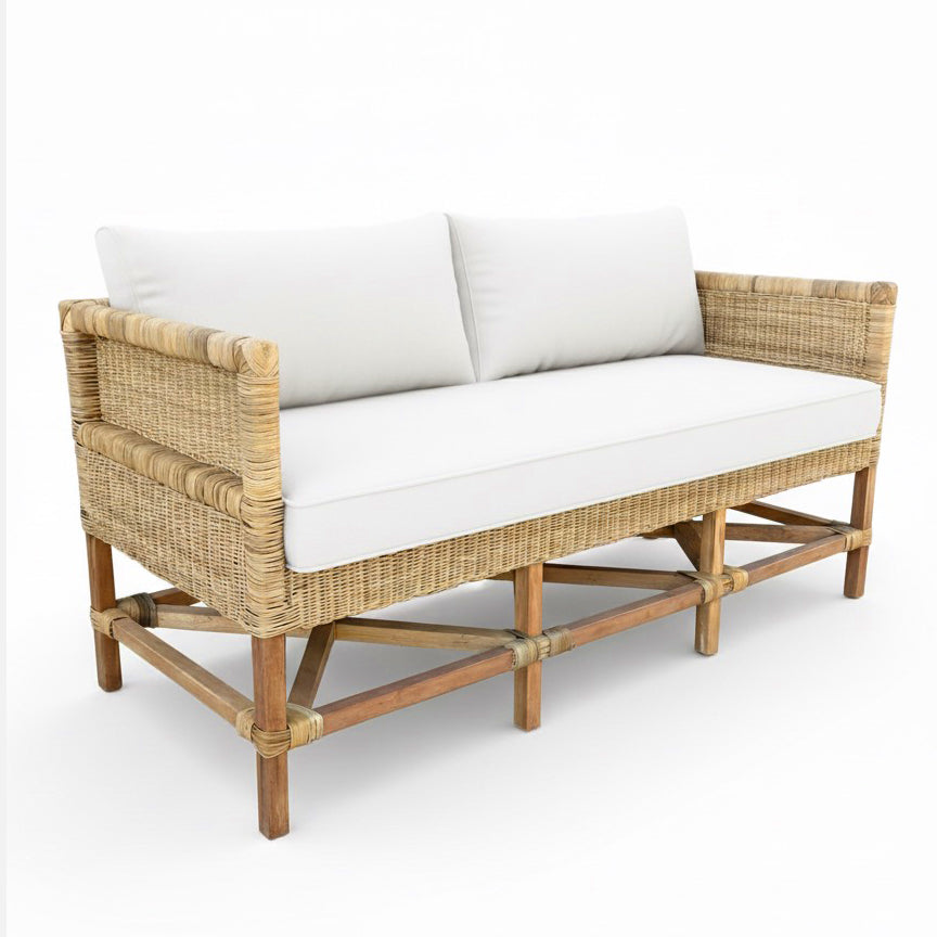 Malawi Furniture - Balcony Bench with seated cushion and back cushions