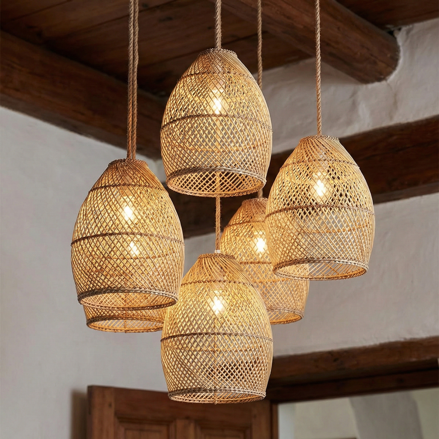 Beehive Pendant Lampshade (X-Weave)