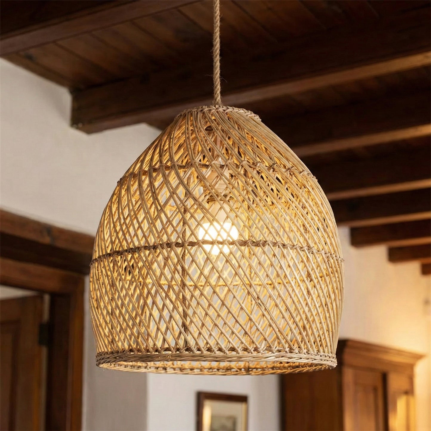 Beehive Pendant Lampshade (X-Weave)