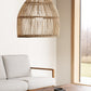 Beehive Pendant Lampshade (Straight weave)