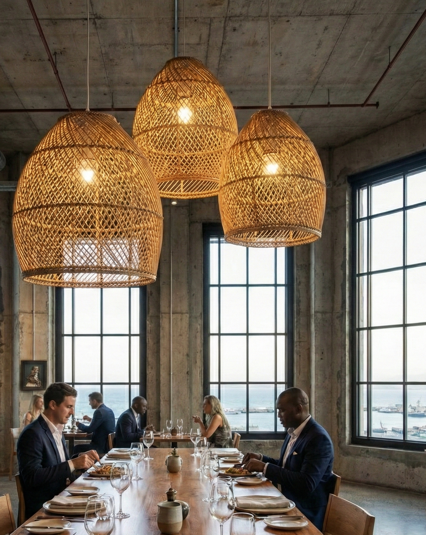 Beehive Pendant Lampshade (X-Weave)