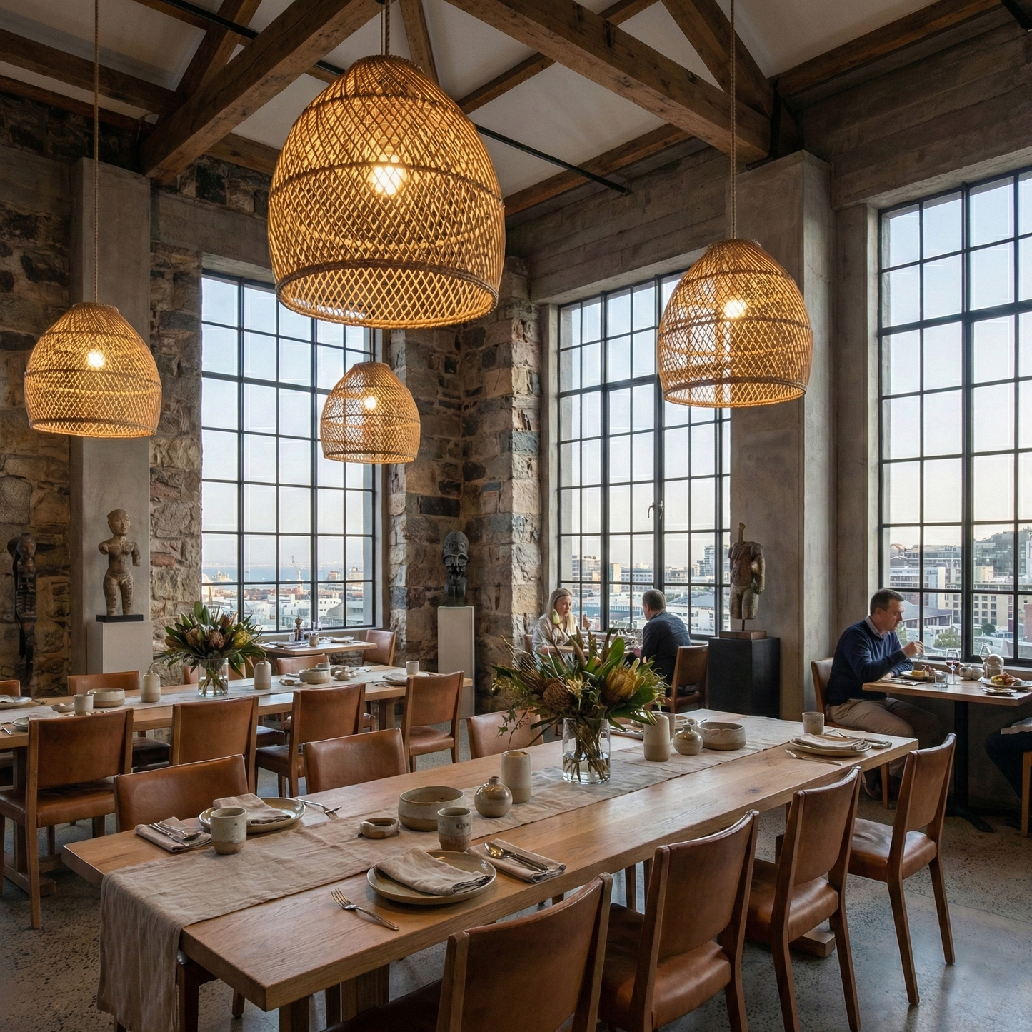 Beehive Pendant Lampshade (X-Weave)