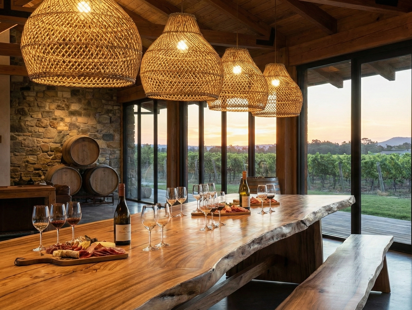 Bell Pendant Lampshade (X-Weave)