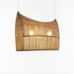 Malawi Furniture - Bwato Canoe Lampshade Large. 2 light bulbs. Angled View 1 