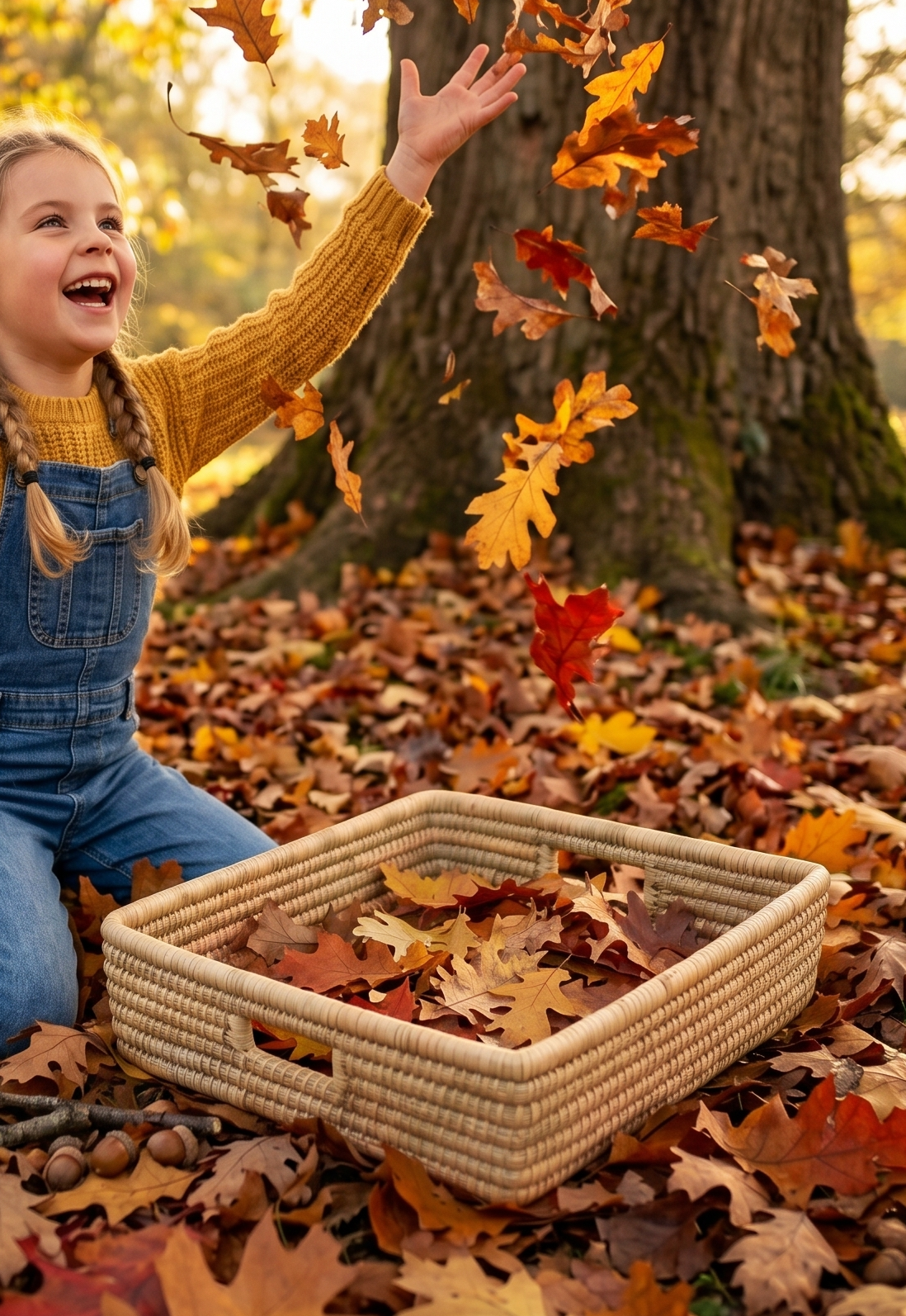 Cane Tray Baskets (Rectangular)