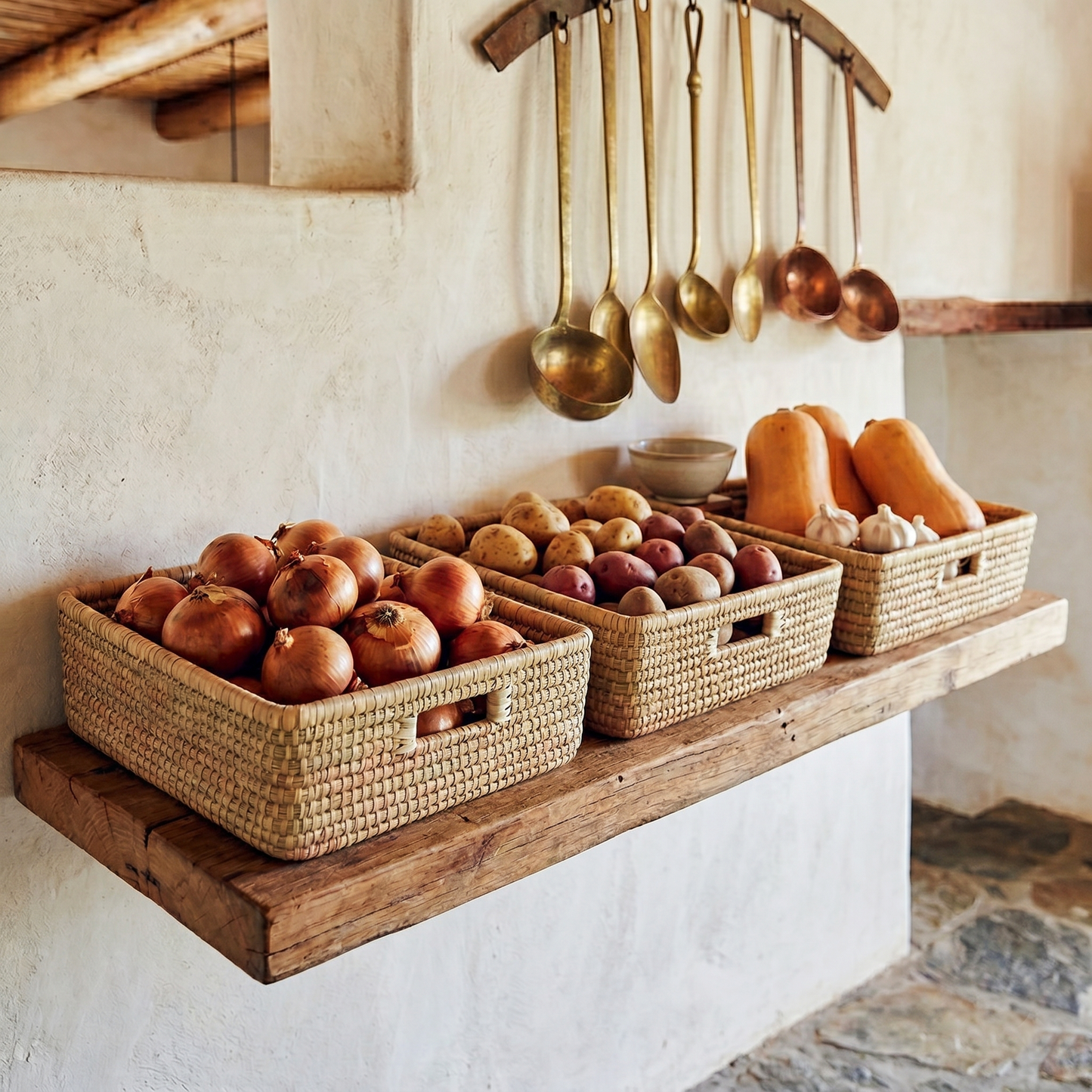 Cane Tray Baskets (Rectangular)