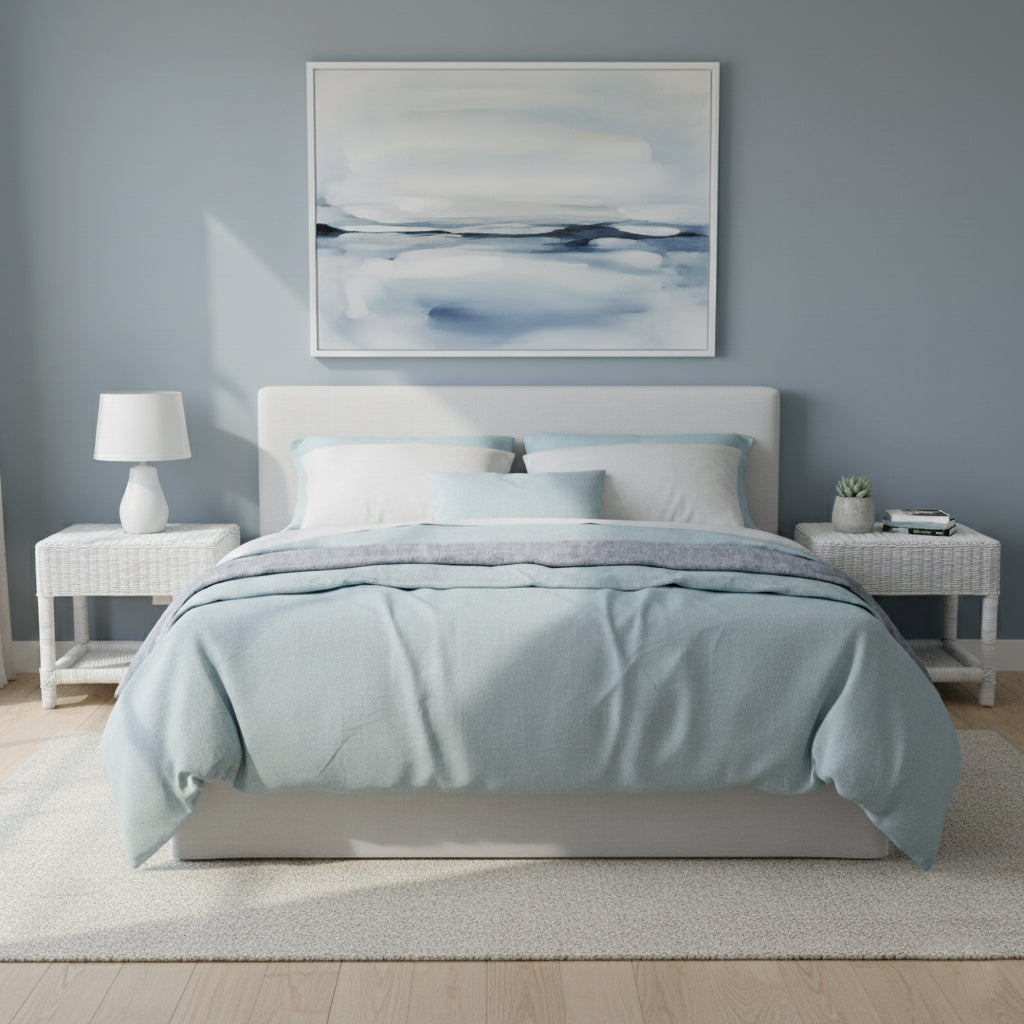 Malawi Furniture - Classic Bed Side Tables Painted White