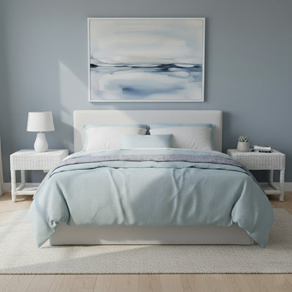 Malawi Furniture - Classic Bed Side Tables Painted White