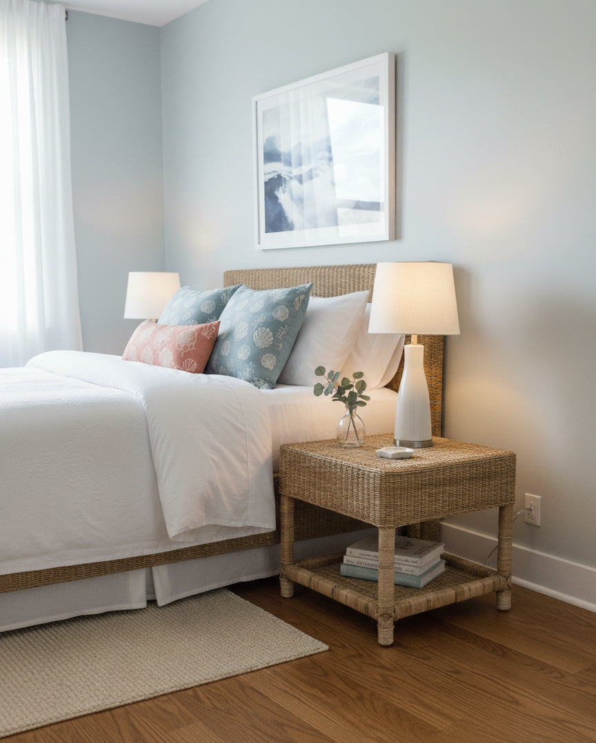 Classic Bedside Table - Small - Light bedroom