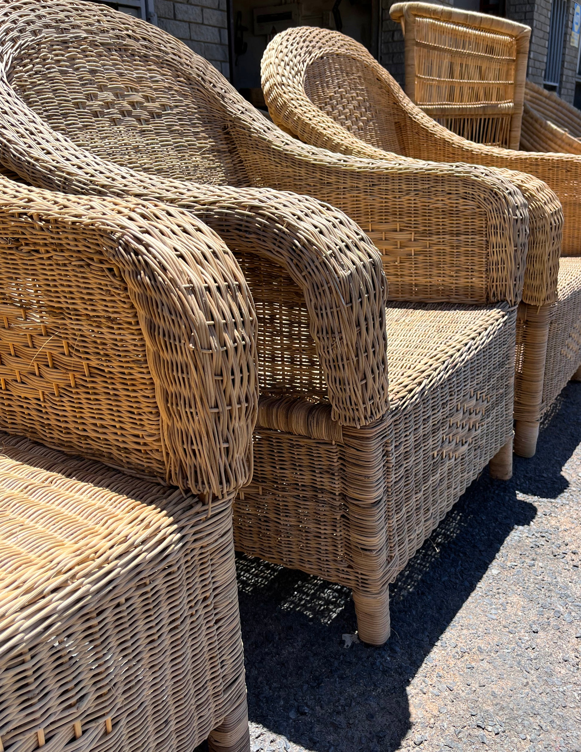 Classic One Seater Malawi Couch - Preparing to Ship Order