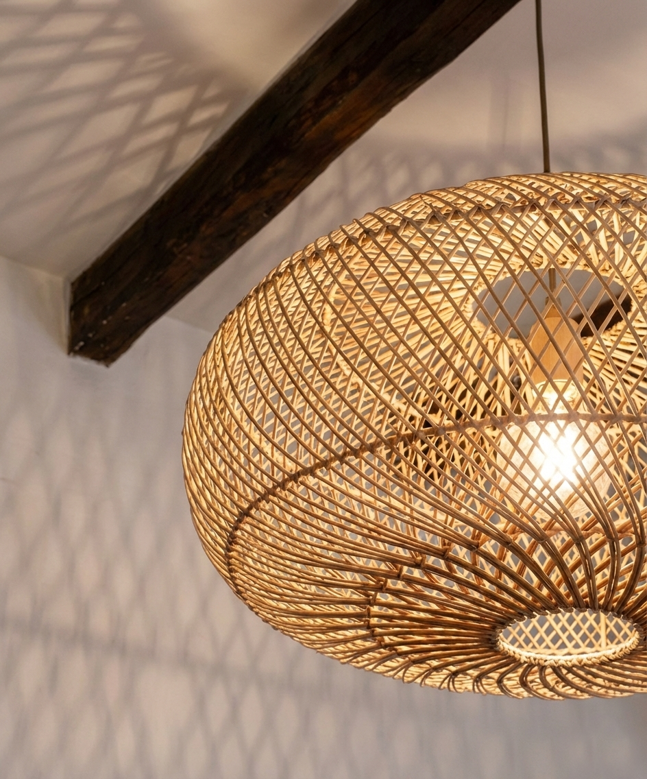 Pumpkin Pendant Lampshade (X-Weave)