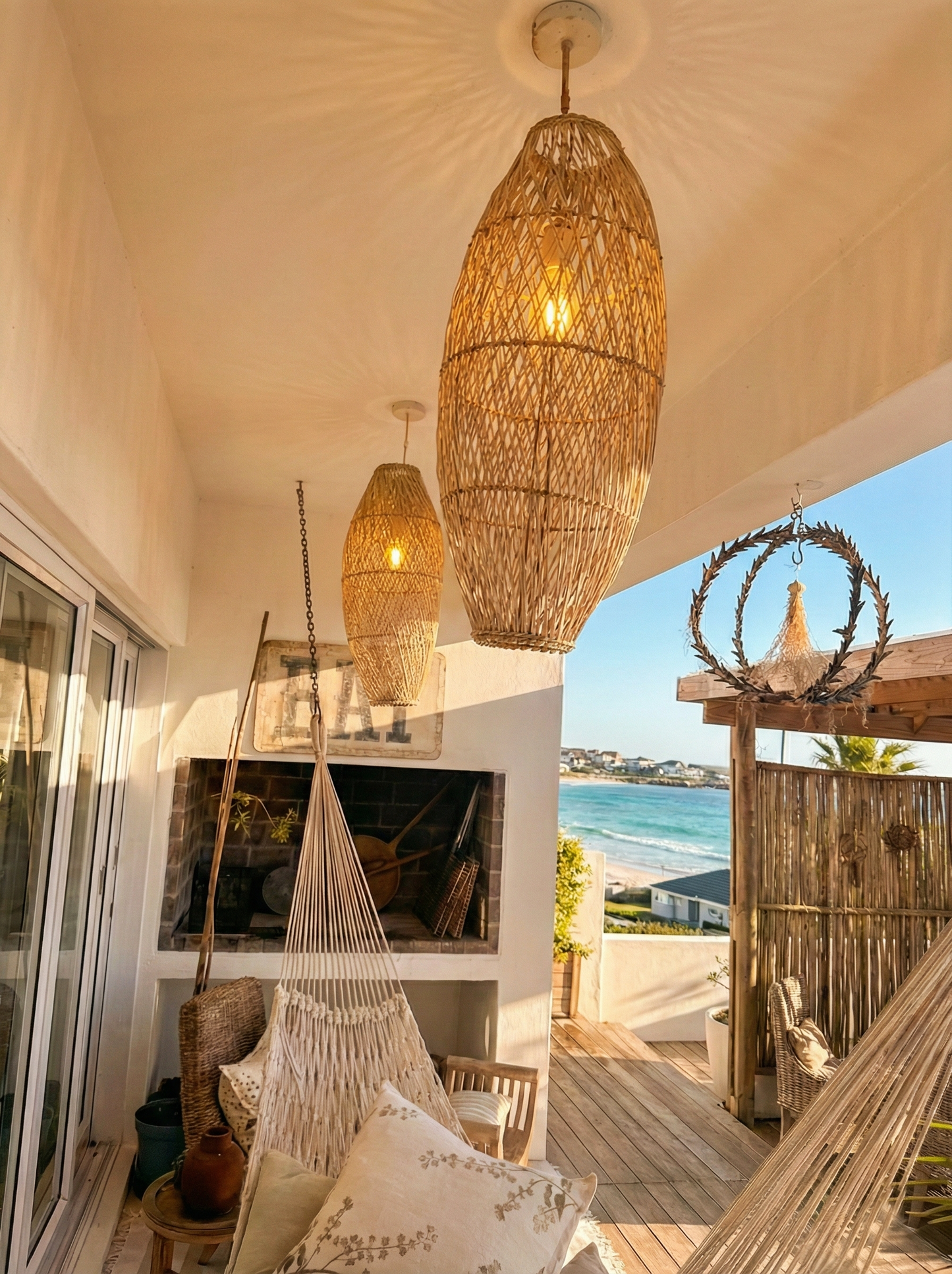 Cocoon Pendant Lampshade (Long Cone)