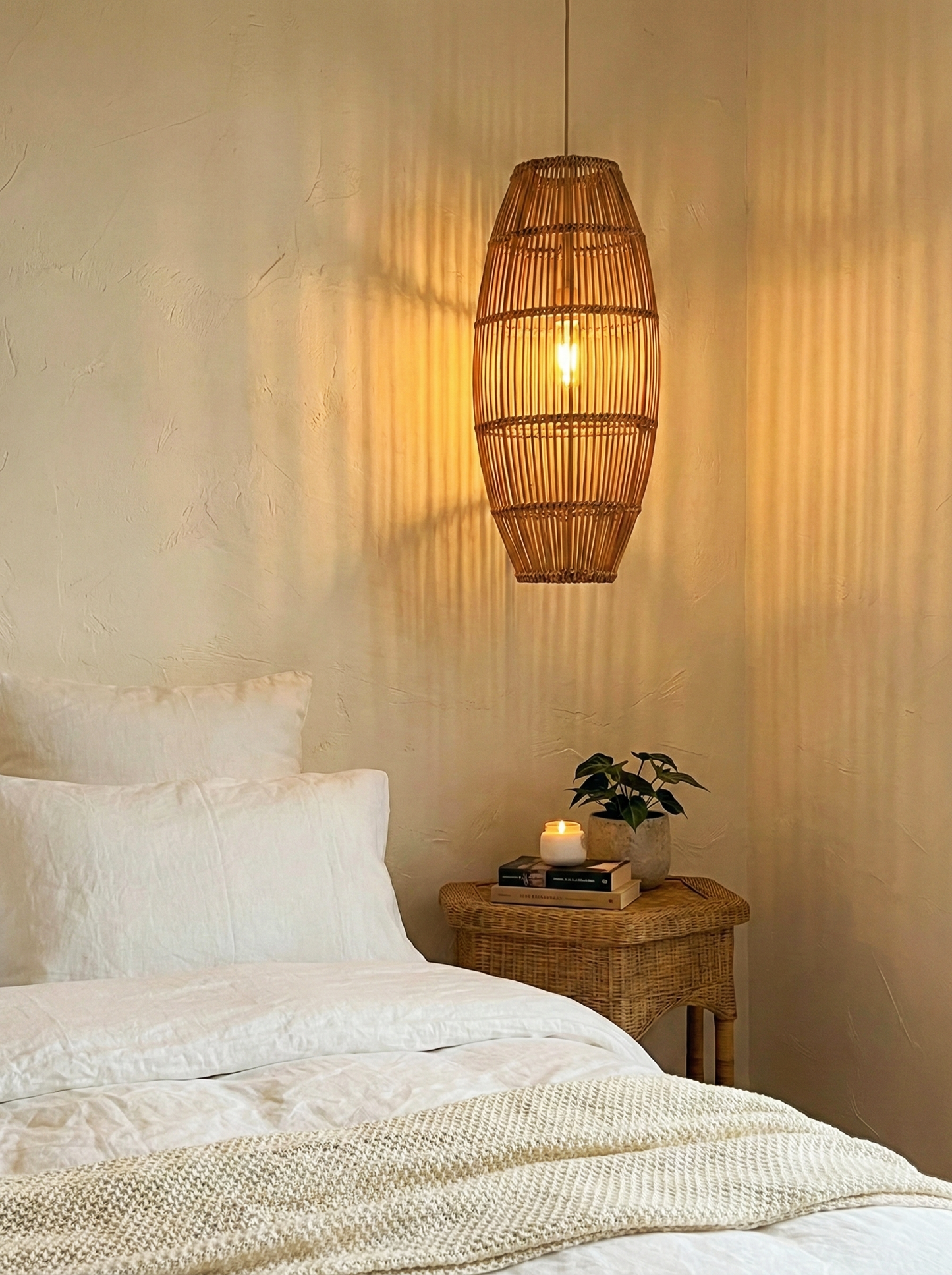 Cocoon Pendant Lampshade (Long Cone)