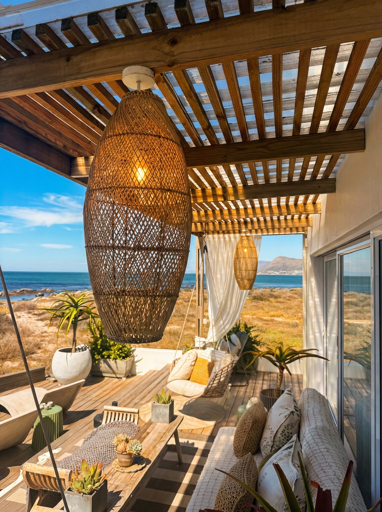 Cocoon Pendant Lampshade (Long Cone)