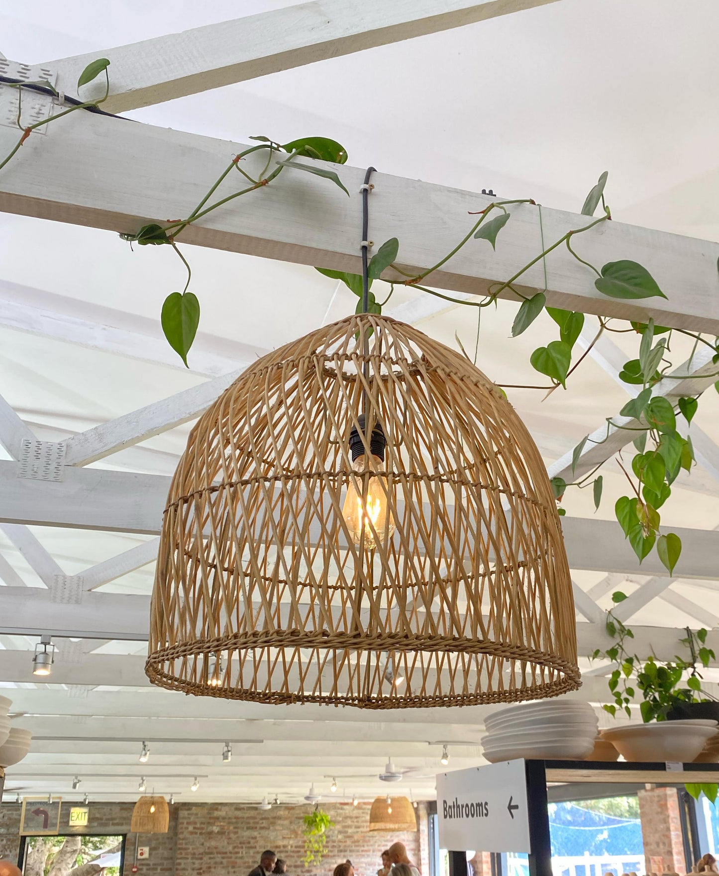 Dome Pendant Lampshade (X-Weave)