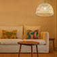 Malawi Furniture - Dome Straight Weave Pendent Lampshade in lounge