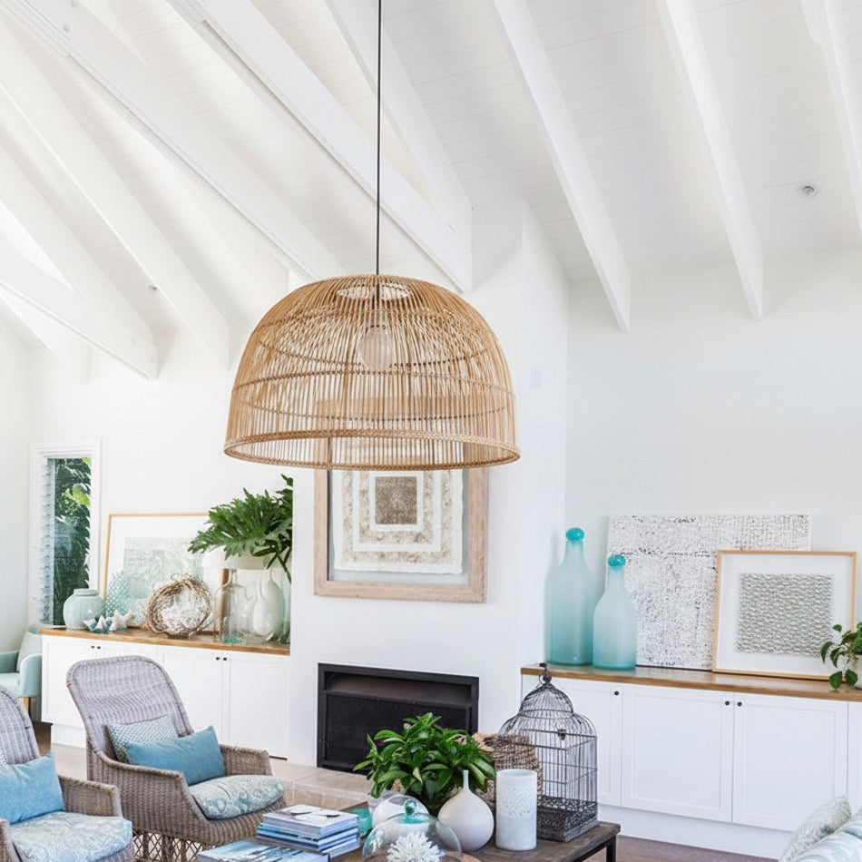 Dome Pendant Lampshade (Straight weave)