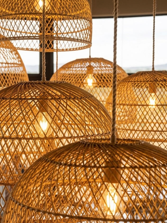 Dome Pendant Lampshade (X-Weave)
