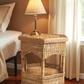 Malawi woven hexagon bedside side table