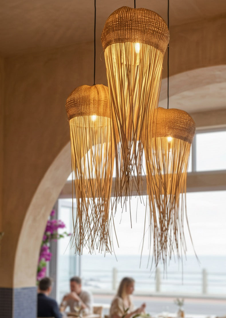 Jellyfish Tassel Pendant Lampshade