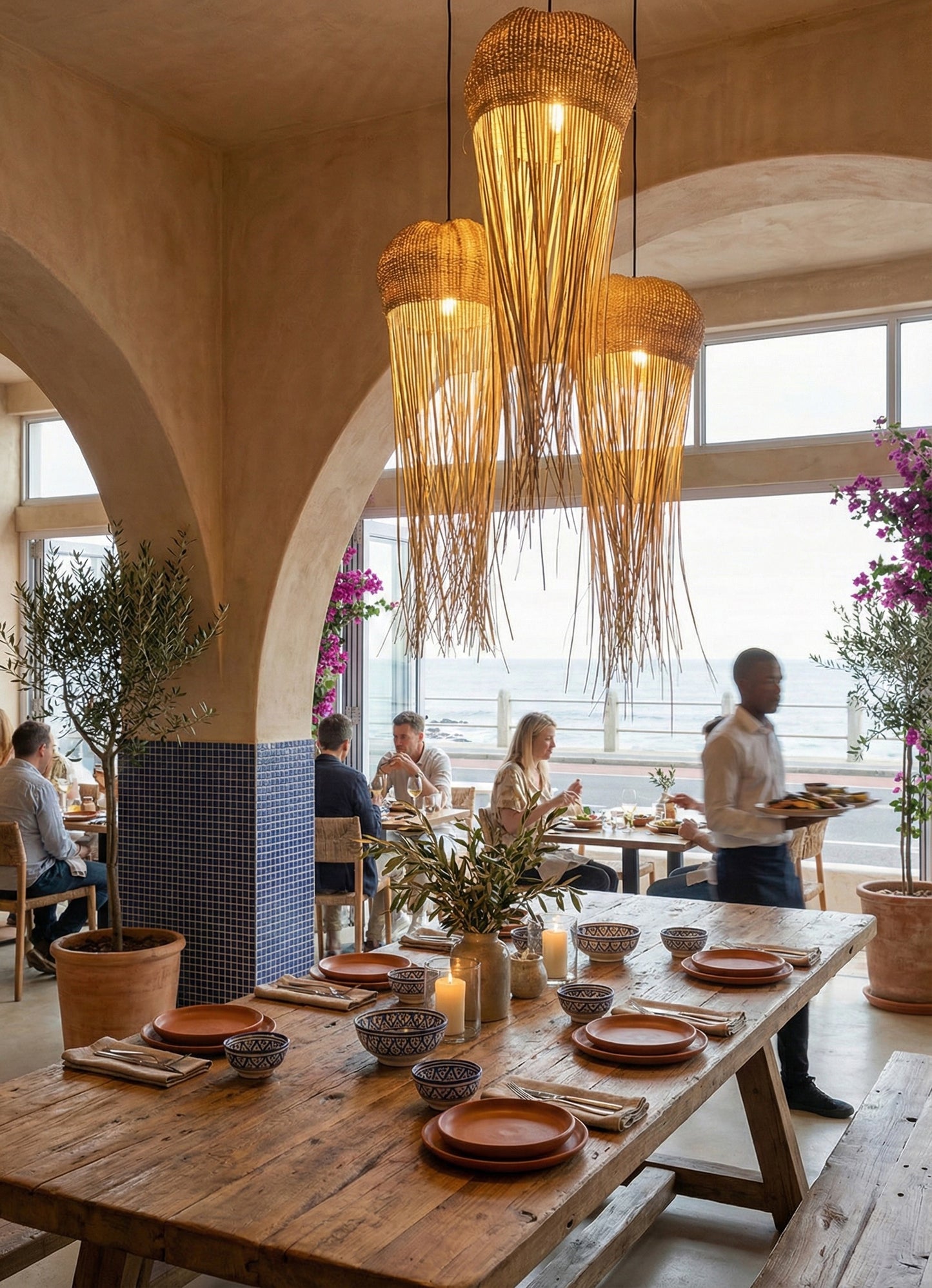 Jellyfish Tassel Pendant Lampshade