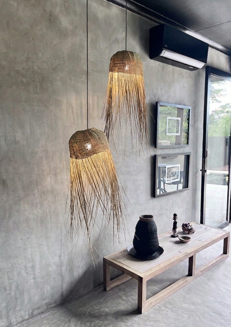 Jellyfish Tassel Pendant Lampshade