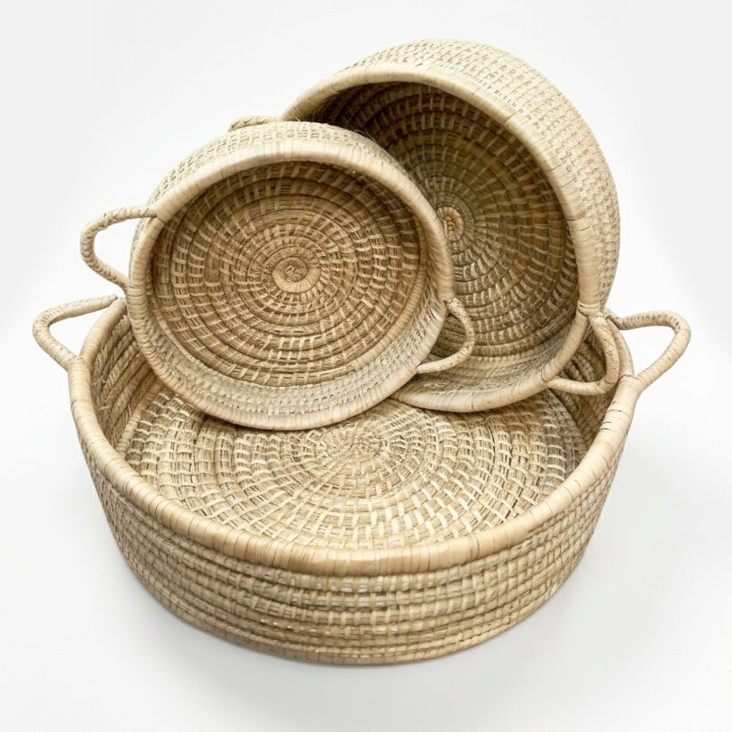Karula Cane Trays with handles