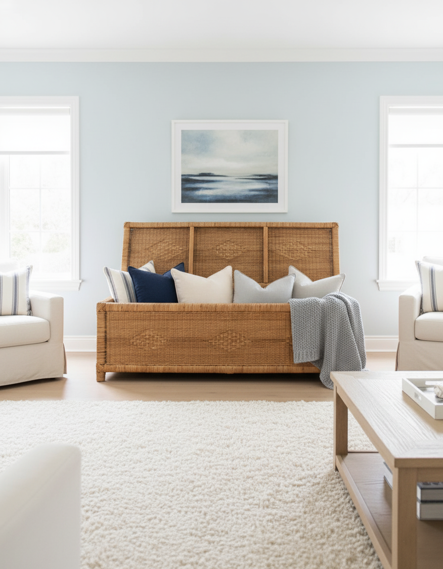 Malawi Furniture - Kist in Airy Coastal Lounge