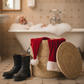 Malawi Furniture  - Laundry Basket With Lid - Father Christmas - Santa