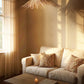 Moyana lampshade pendant ilala grass cane malawi weave