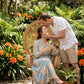 Malawi Furniture - Peacock Chair - Spring Garden With Couple